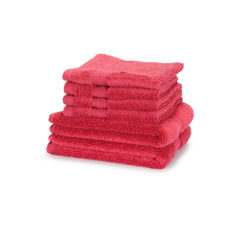 Buy Miorah Towel Combo (Pink) - Six Piece Set Towel Sets from Vaaree