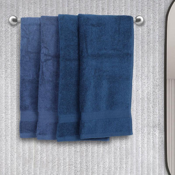 Buy Miorah Hand Towel (Blue) - Set Of Four Hand & Face Towels from Vaaree