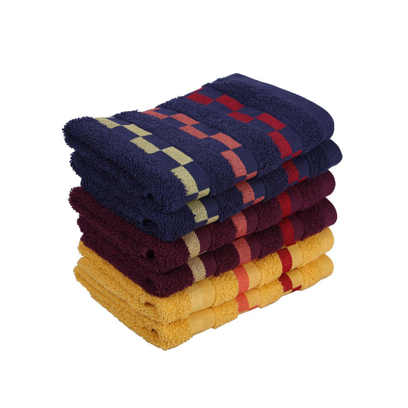 Buy Ija Delpha Hand Towel - Set Of Six Hand & Face Towels from Vaaree