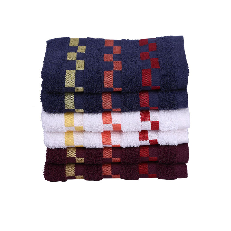 Buy Orae Delpha Hand Towel - Set Of Six Hand & Face Towels from Vaaree