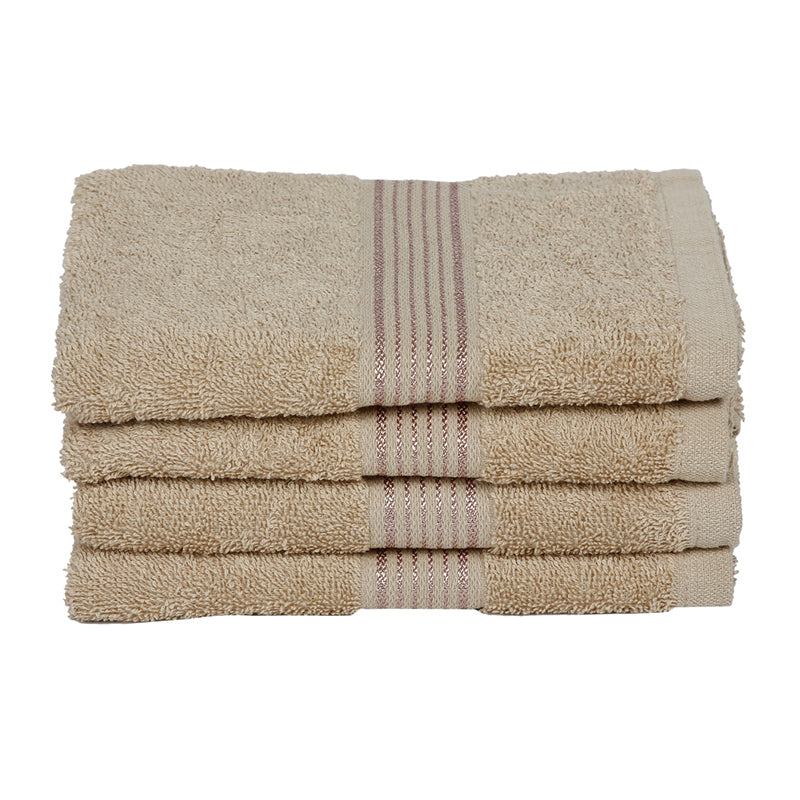 Buy Eva Quick Dry Hand Towel (Taupe) - Set Of Four Hand & Face Towels from Vaaree