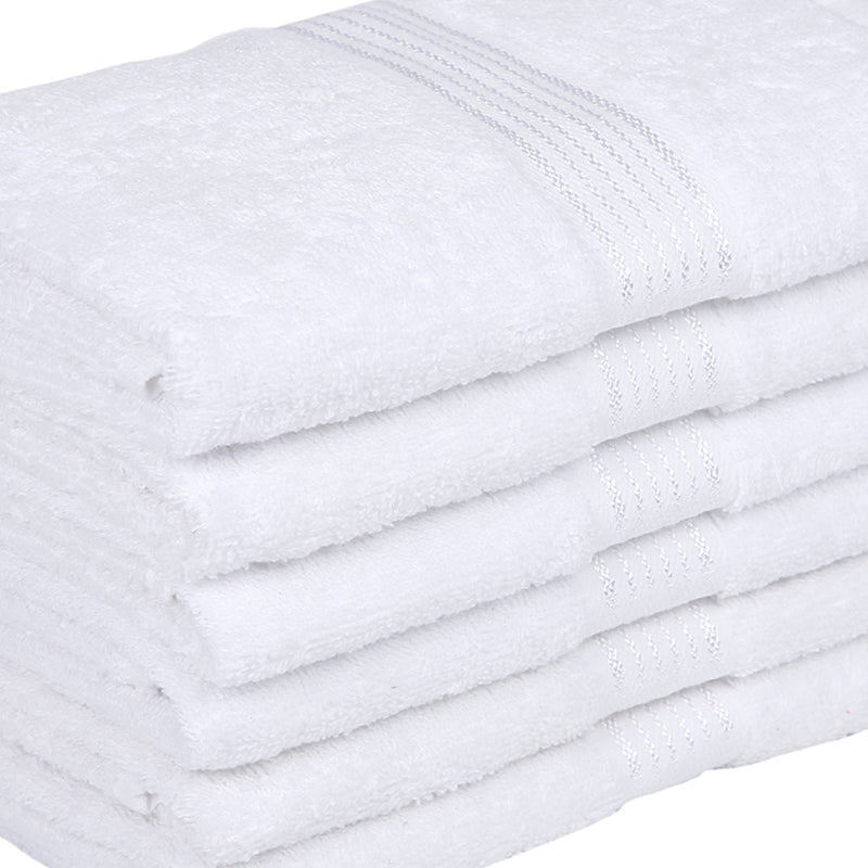 Buy Eva Quick Dry Hand Towel (White) - Set Of Six Hand & Face Towels from Vaaree