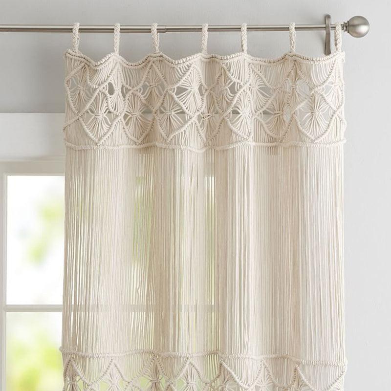 Buy Sophiya Macrame Knit Boho Curtain Curtains from Vaaree