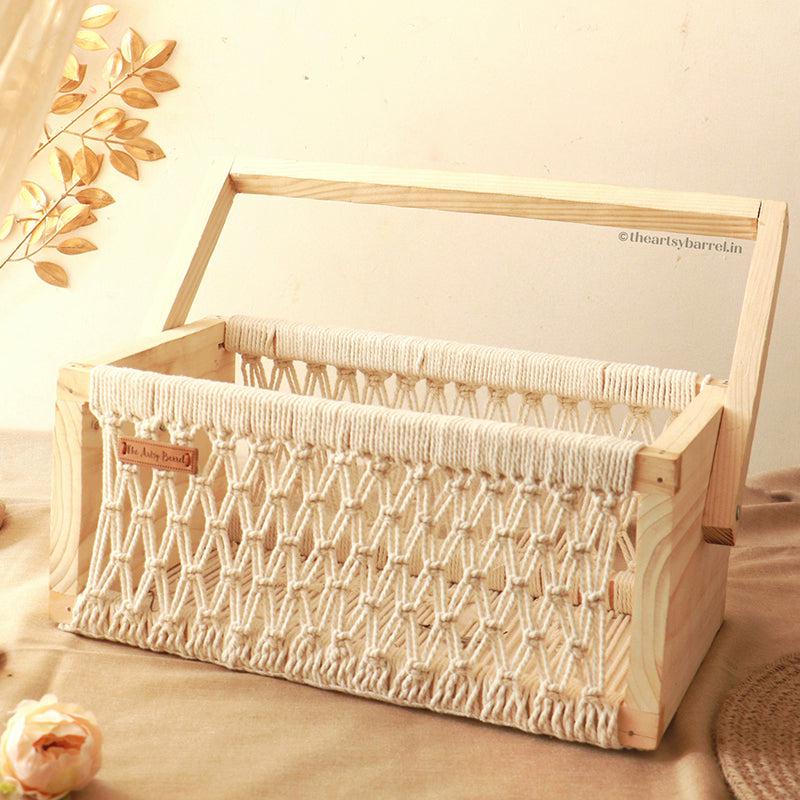 Buy Millie Handcrafted Organizer Basket Storage Basket from Vaaree