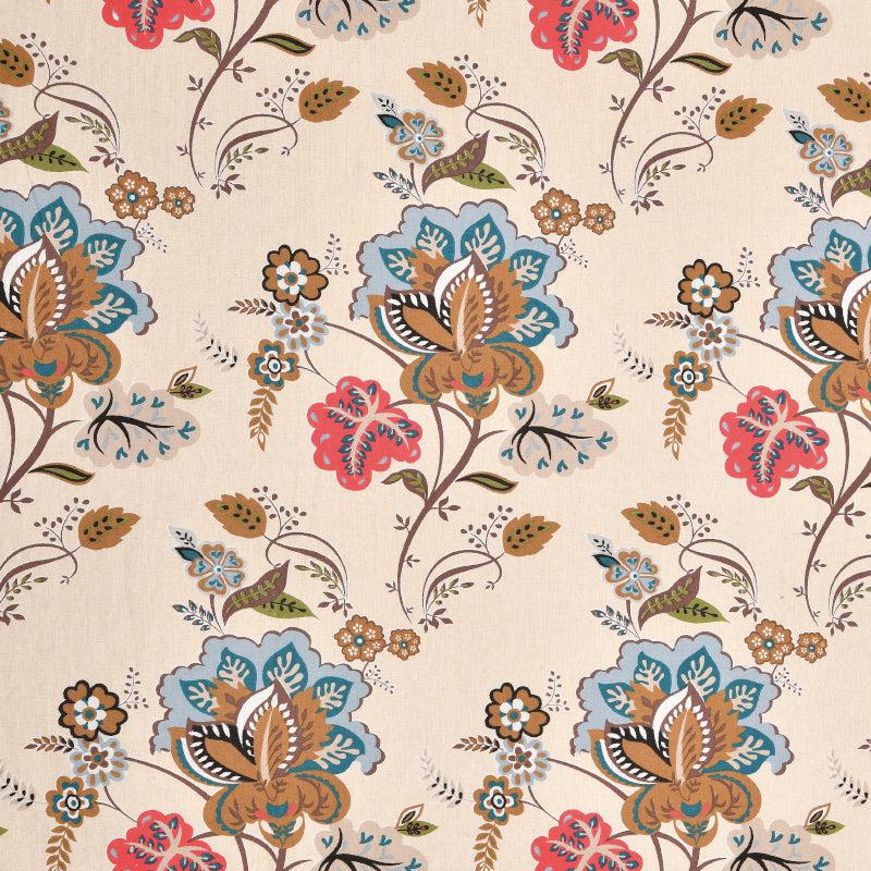 Buy Anagh Floral Curtains (Floral Cream) - Set Of Two Curtains from Vaaree