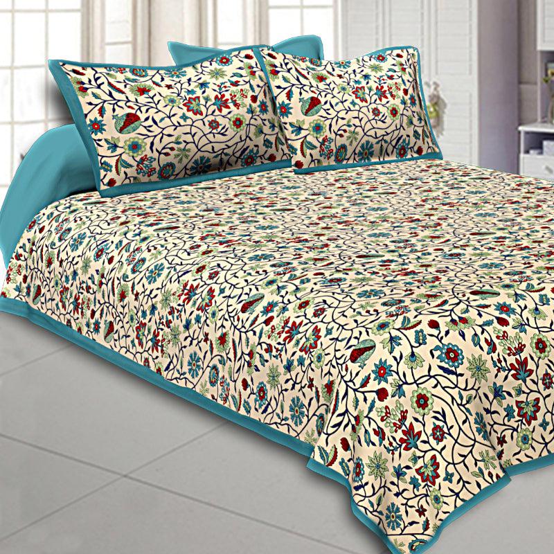 Buy Vihaan Ethnic Bedsheet - Multicolor Bedsheets from Vaaree