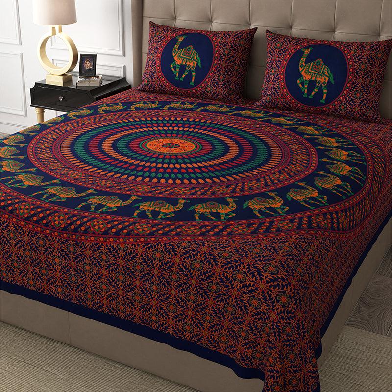 Buy Namish Mandala Bedsheet - Multicolor Bedsheets from Vaaree