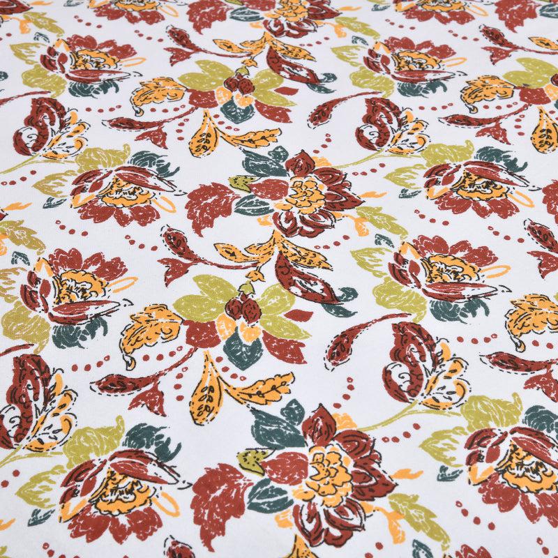 Buy Orkide Floral Bedsheet - Multicolor Bedsheets from Vaaree