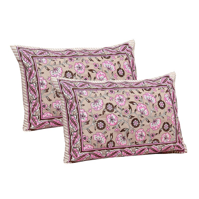 Buy Vahana Ethnic Bedsheet - Pink Bedsheets from Vaaree