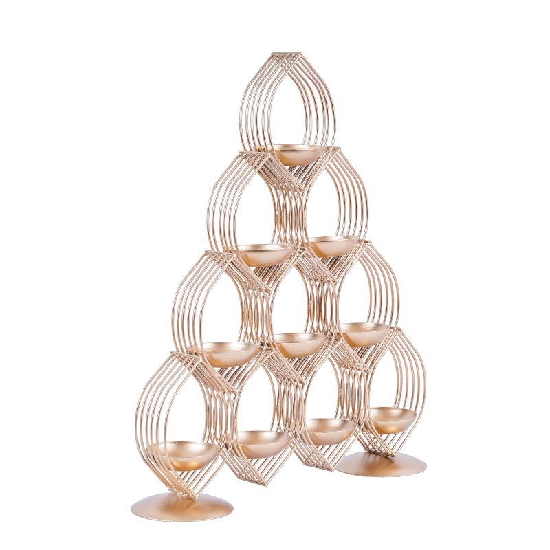 Buy Cassa Pyramid Tealight Candle Holder Candle Holders from Vaaree