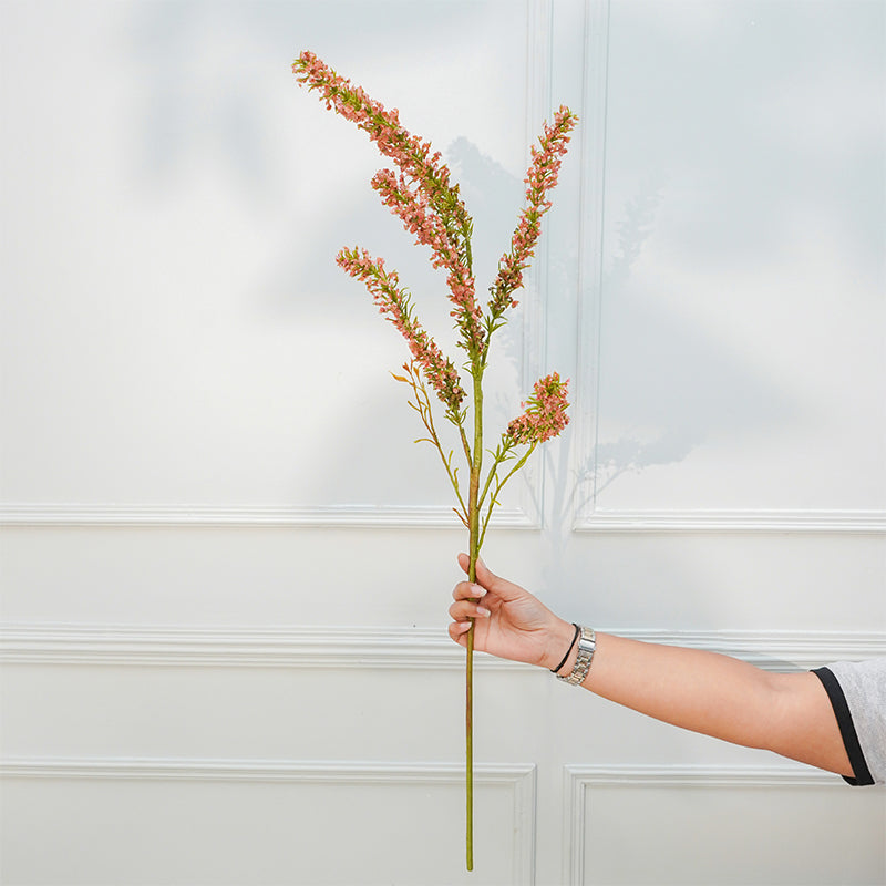 Buy Faux Autumn Amaranthus Millet Grass Flower Stick (Pink) - 35 CM Artificial Flowers from Vaaree