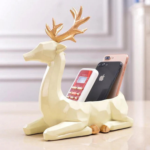 Buy Stag Store Organizer - White Stationery Holder from Vaaree