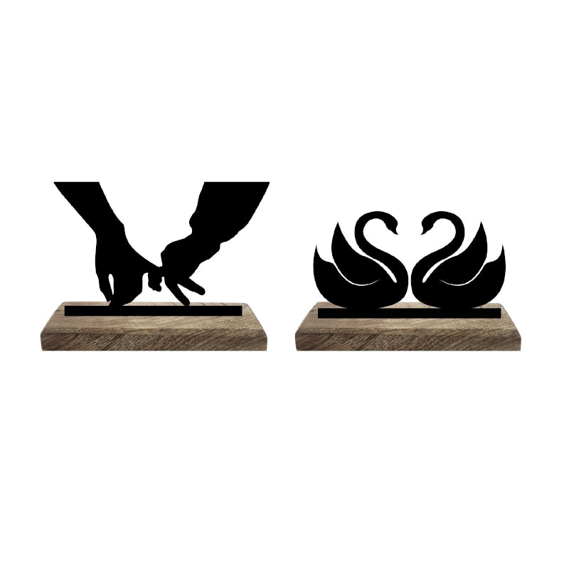 Buy Regal Romance Showpiece - Set Of Two Showpiece from Vaaree