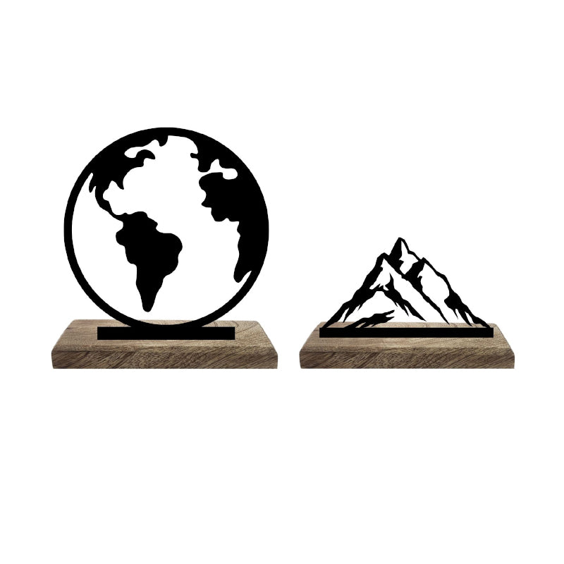 Buy Global Perspectives Showpiece - Set Of Two Showpieces from Vaaree