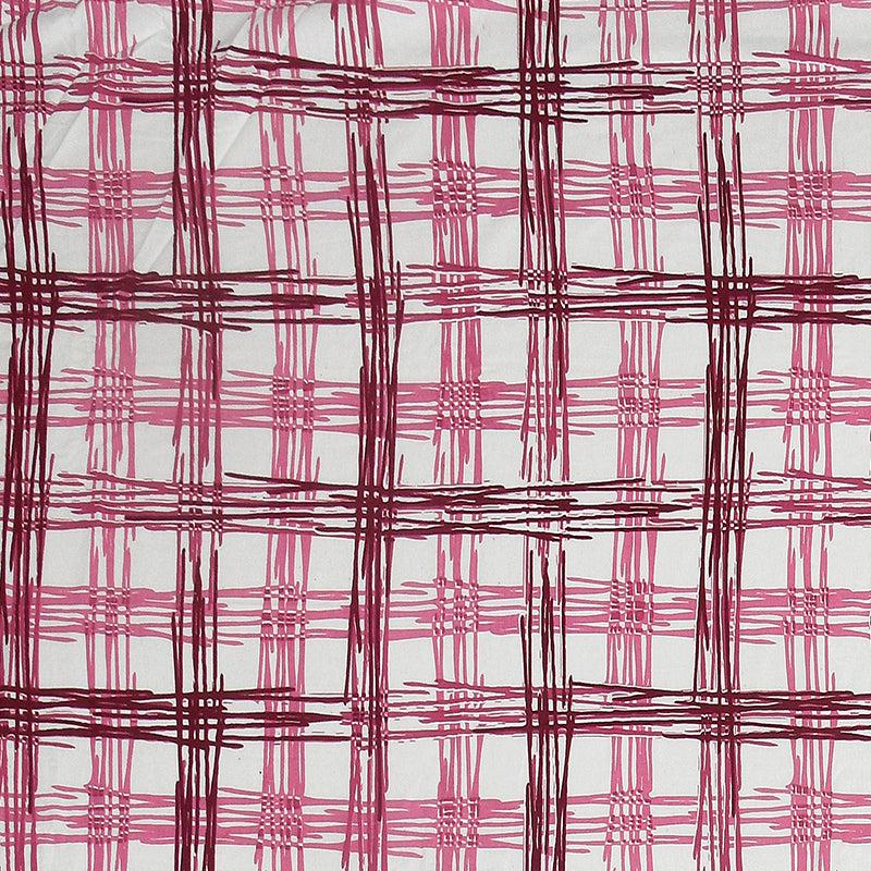 Buy Alaina Geomatric Bedsheet - Pink Bedsheets from Vaaree