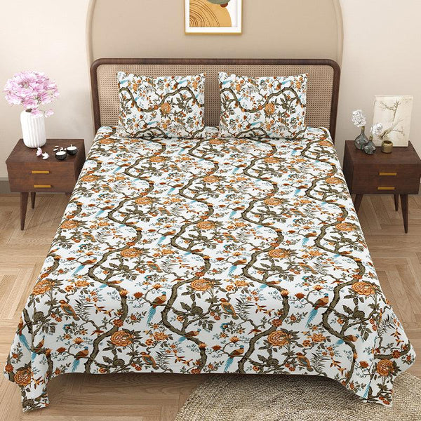 Buy Astilbe Floral Bedsheet Bedsheets from Vaaree