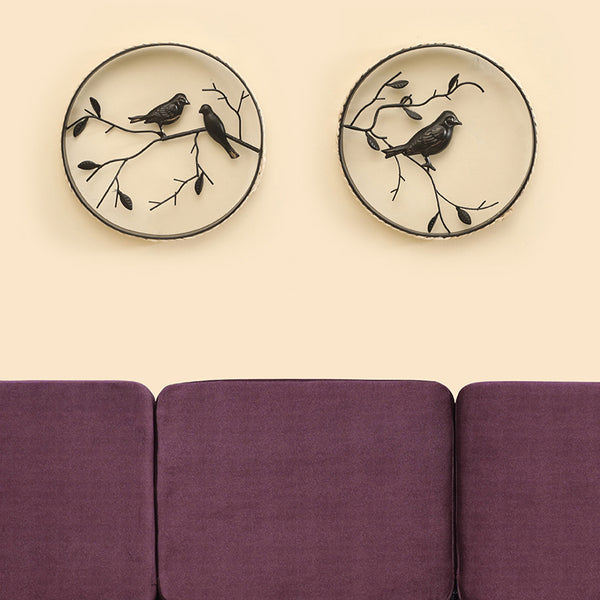 Birdie Balance Wall Accent - Set Of Two