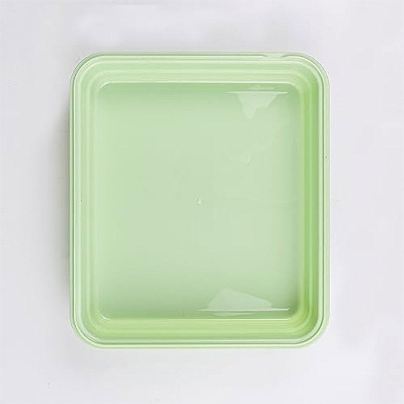 Tiffins & Lunch Box - Yum Bite Steel Leakproof Lunch Box With Lunch Bag - Green