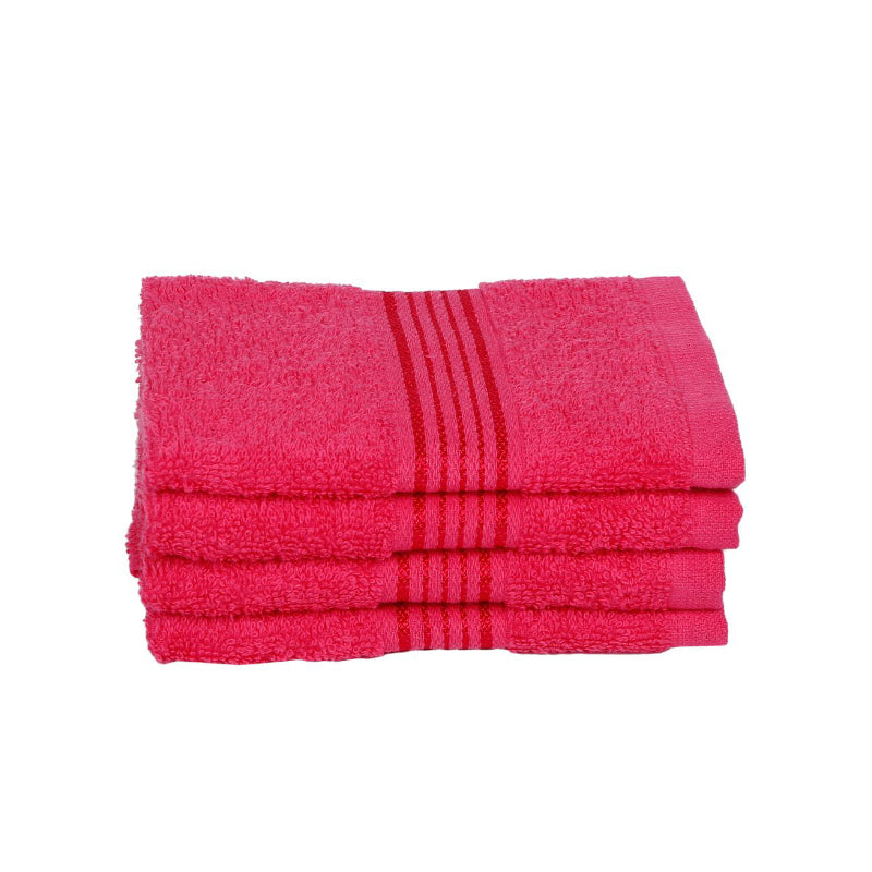 Buy Junia Face Towel (Pink) - Set Of Four Hand & Face Towels from Vaaree