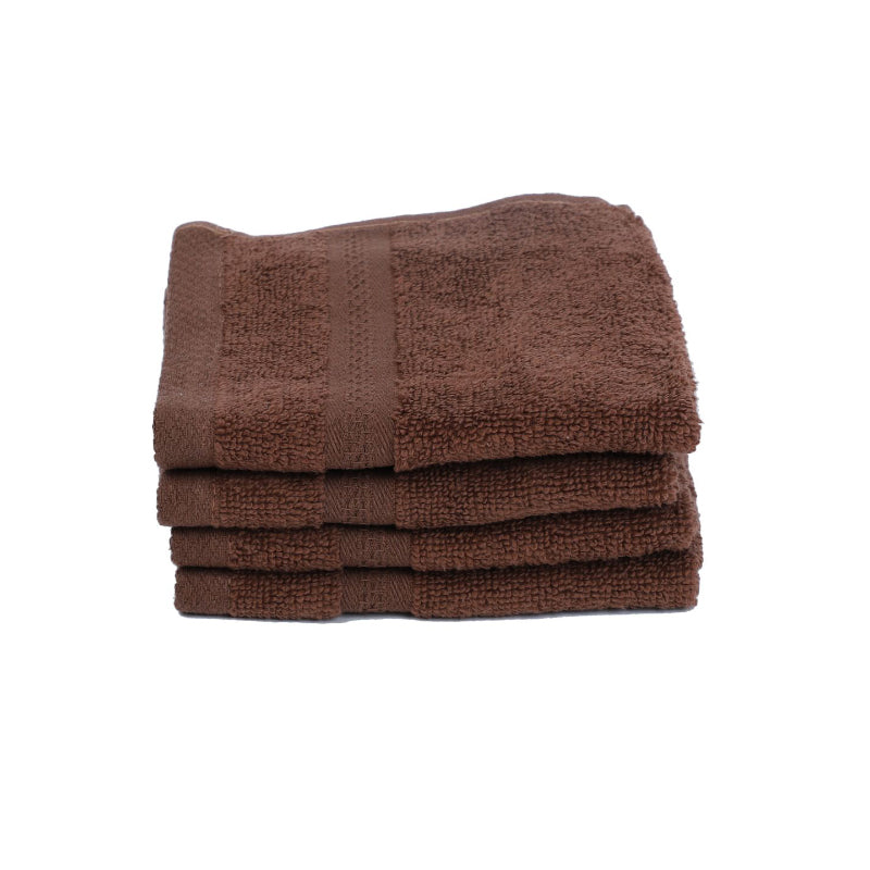 Buy Miorah Face Towel (Beige) - Set Of Four Hand & Face Towels from Vaaree