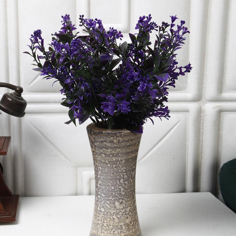 Buy Faux Purple Lavender Leaf Bunch - Set Of Two Artificial Flowers from Vaaree