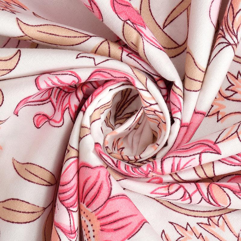 Buy Philox Floral Bedsheet - Pink Bedsheets from Vaaree