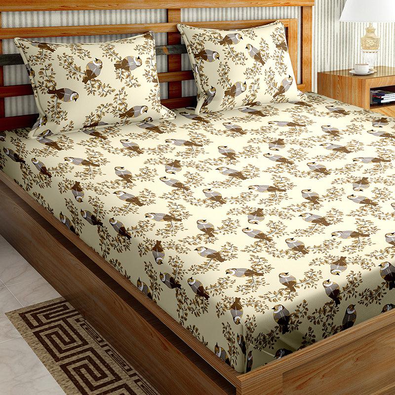 Buy Crow Floral Bedsheet Bedsheets from Vaaree