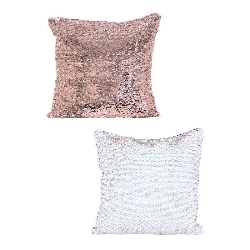 Buy Lisha Embellished Cushion Cover (White & Pink) - Set Of Two Cushion Cover Sets from Vaaree