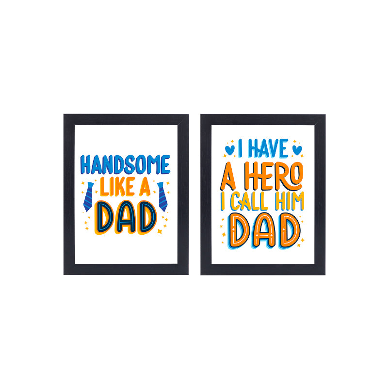 Wall Art & Paintings - Handsome Dad Wall Art - Set Of Two