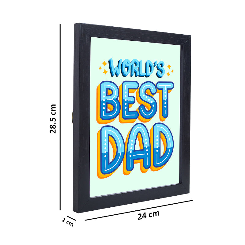 Wall Art & Paintings - Worlds Best Dad Wall Art