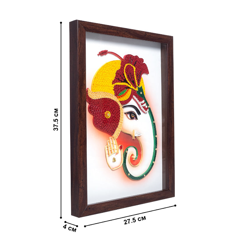 Wall Art & Paintings - Ganesha Bless Handcrafted Wall Art