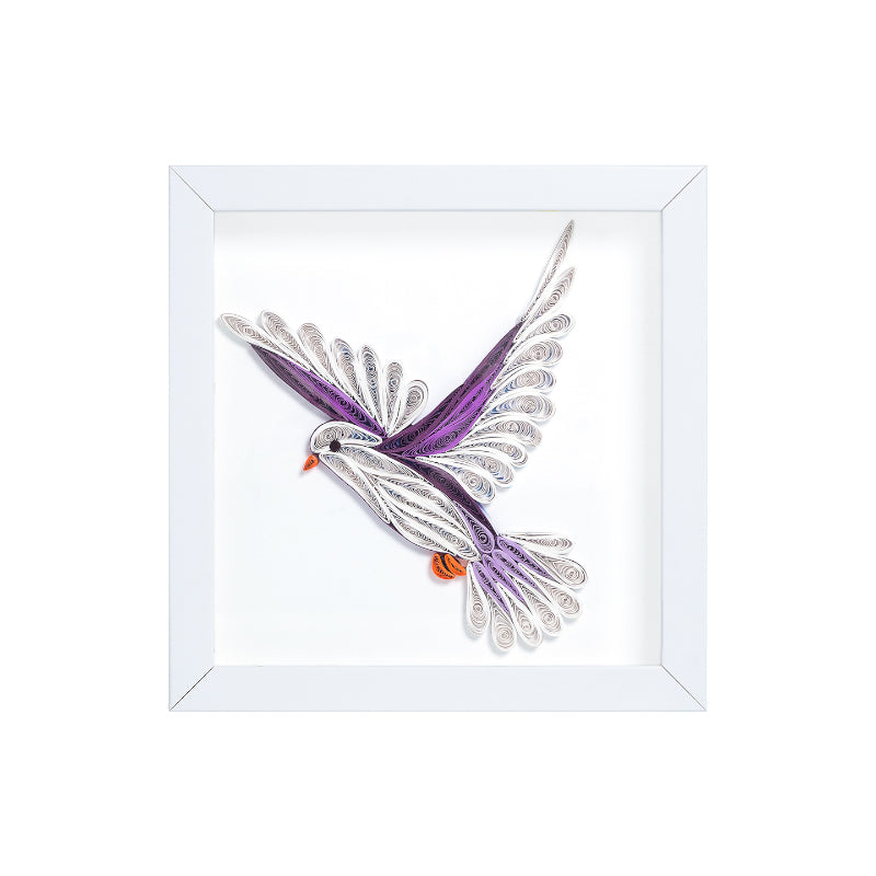 Wall Art & Paintings - Dove Flight Handcrafted Wall Art - White