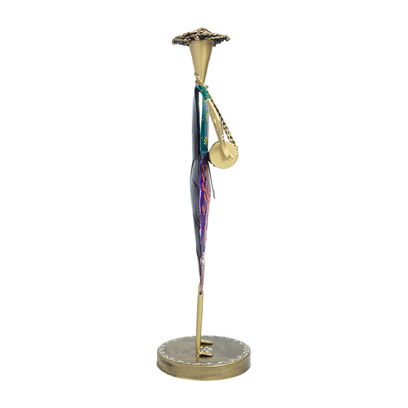 Buy Decorative Man With Dhol Showpiece Showpieces from Vaaree