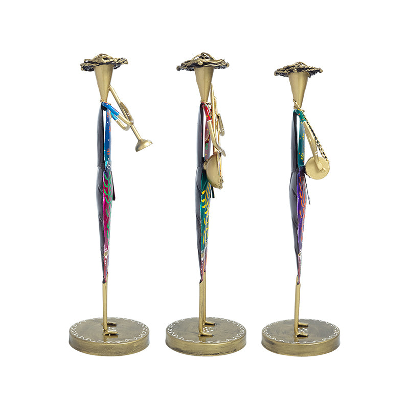 Showpieces - Folk Band Music Showpiece - Set Of Three