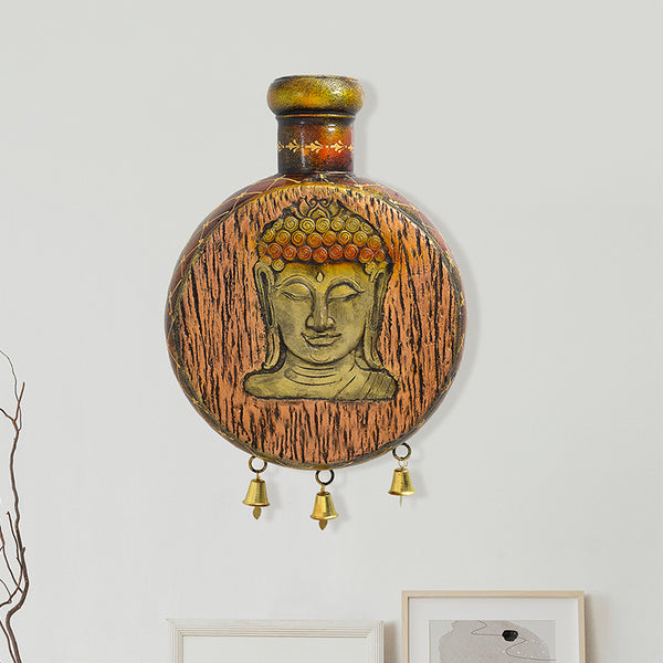 Buy Hand Engraved Buddha On Matka Wall Accent Wall Accents from Vaaree