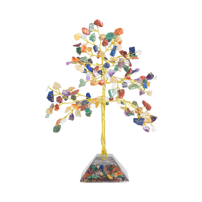 Buy Chi Flow Handcrafted Agate Stone Tree Showpiece - Multicolor Showpieces from Vaaree