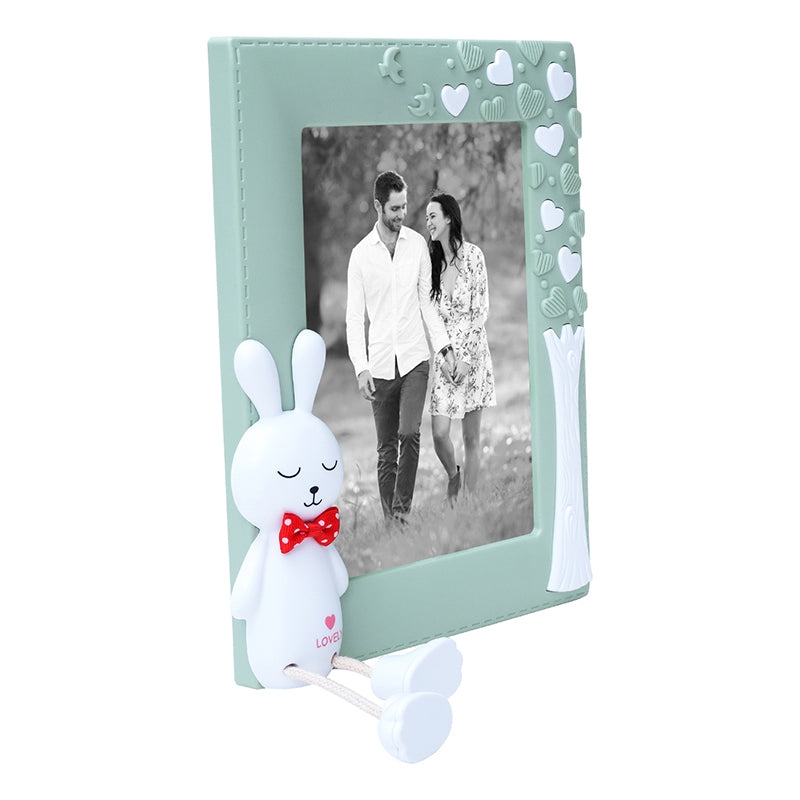 Buy Atura Sea Green Bunny Photo Frame Photo Frames from Vaaree