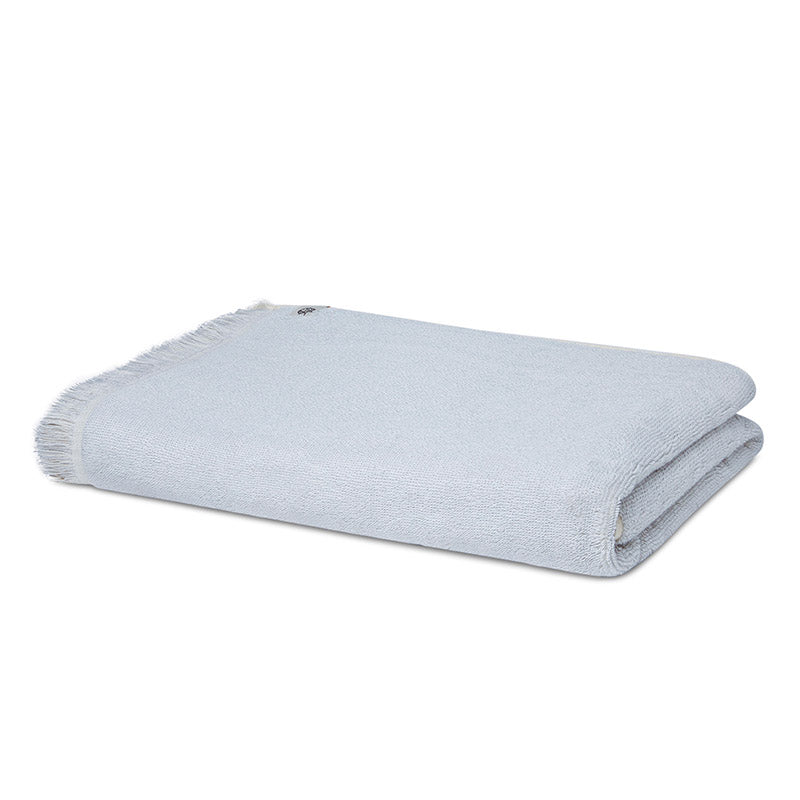 Buy Melange Terry Cotton Bath Towel - Fogstone Green Bath Towels from Vaaree