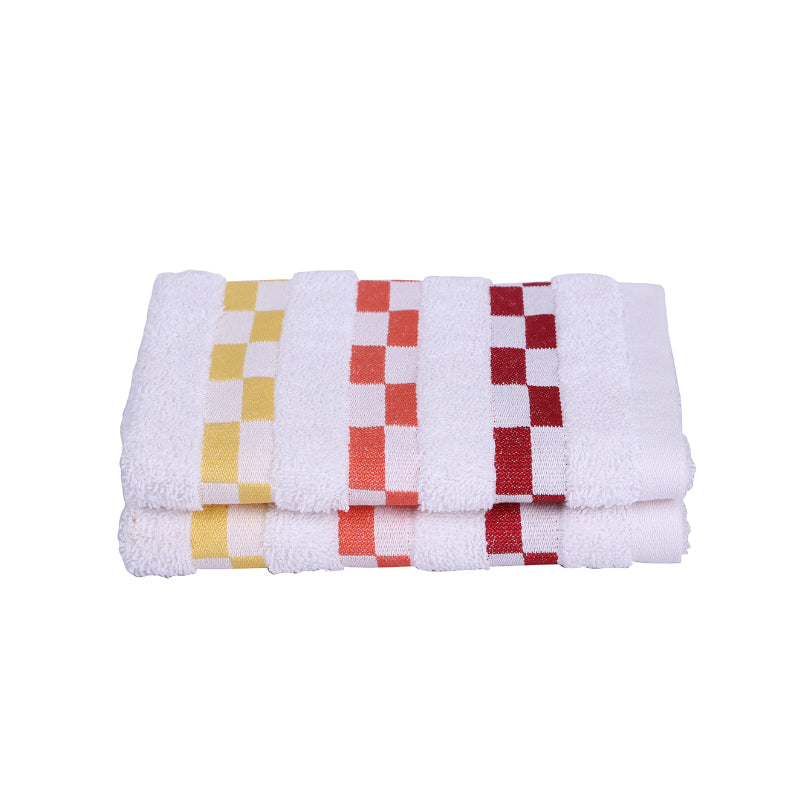 Buy Delpha Hand Towel (White) - Set Of Two Hand & Face Towels from Vaaree