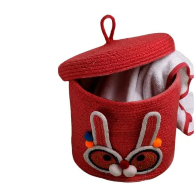 Buy Bunny Bounce Natural Fiber Kids Storage Basket Storage Basket from Vaaree