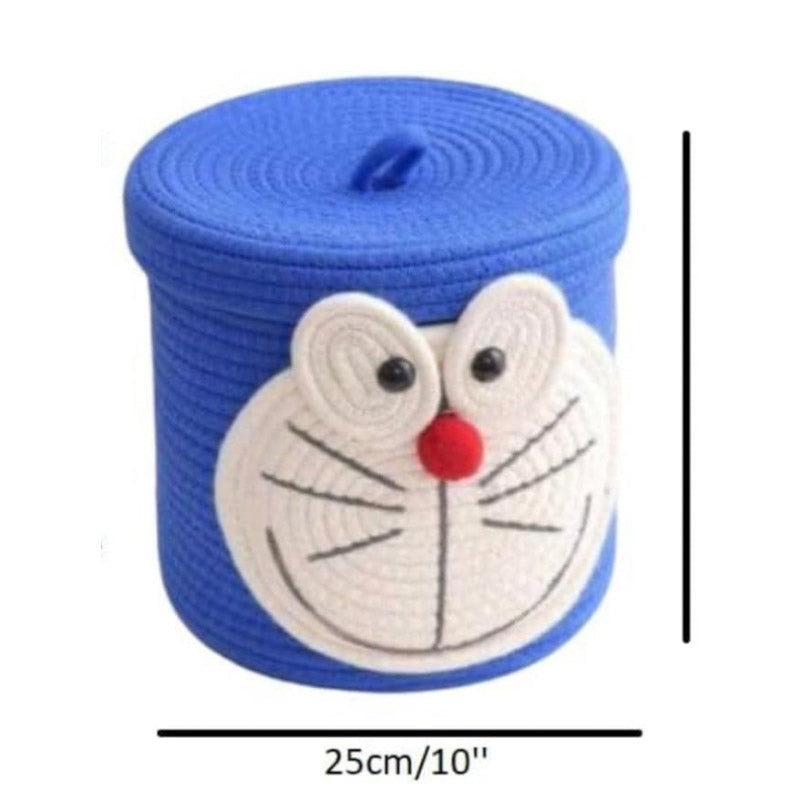 Buy Doraemon Buddy Natural Fiber Kids Storage Basket Storage Basket from Vaaree