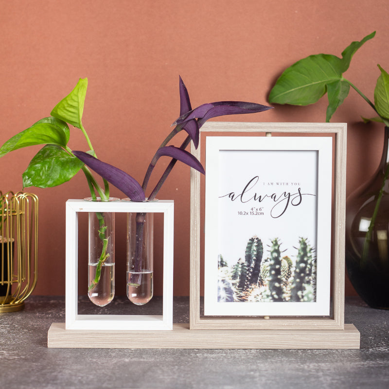 Photo Frames - Dema Photo Frame With Test Tube Planter