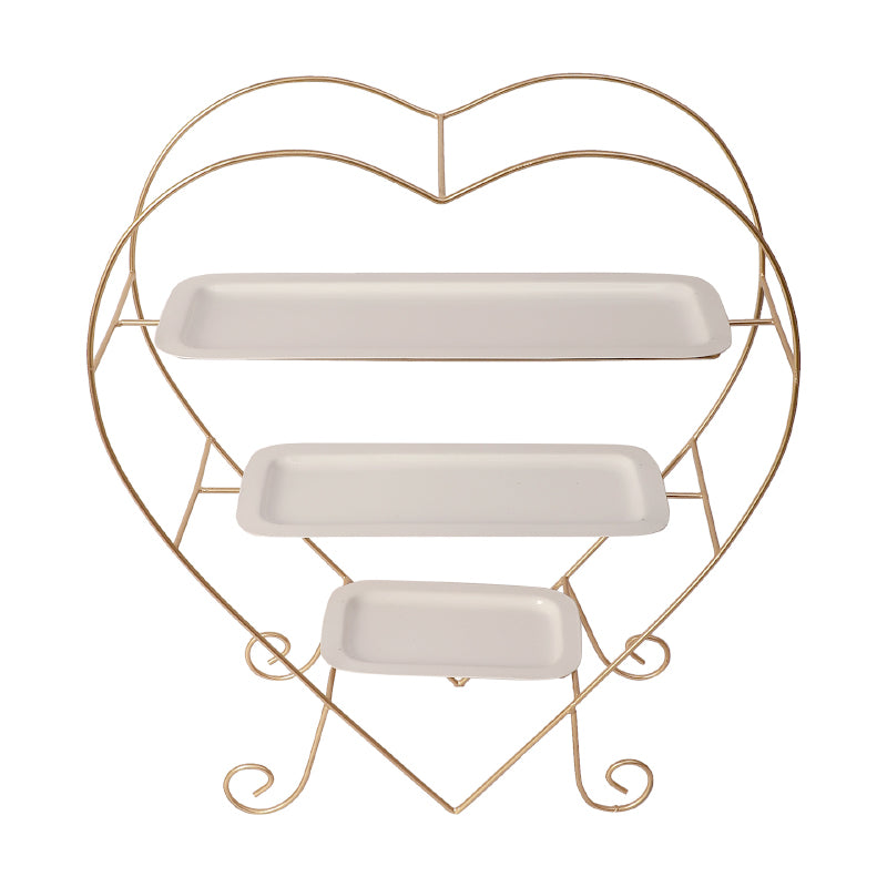 Buy Heart Delicacy Cake Stand Cake Stand from Vaaree