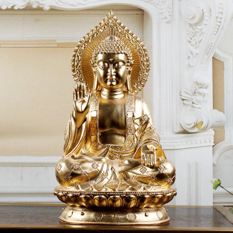 Buy Buddha Aura Showpiece - Gold Showpieces from Vaaree