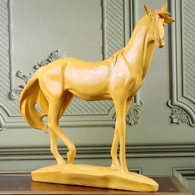 Buy Gallop Grace Showpiece - Yellow Showpieces from Vaaree