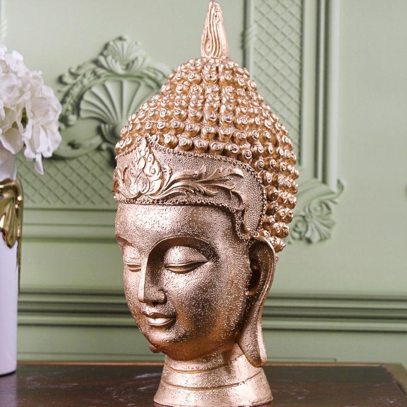 Buy Thathagat Buddha Showpiece - Gold Showpieces from Vaaree