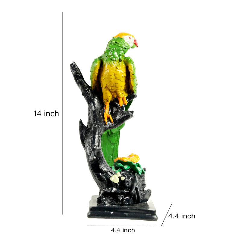 Buy Pinto Parrot Showpiece - Green Showpieces from Vaaree