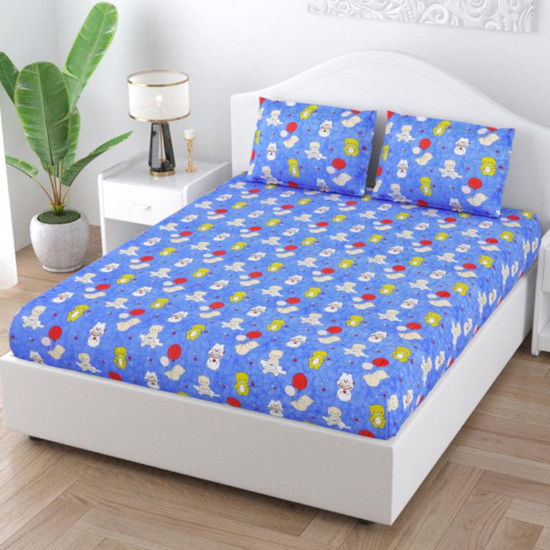 Buy Snuggle Teddy Bedsheet Bedsheets from Vaaree