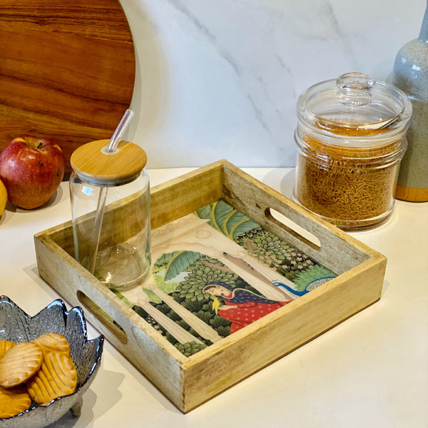 Serving Tray - Queen Repose Ethnic Mangowood Tray