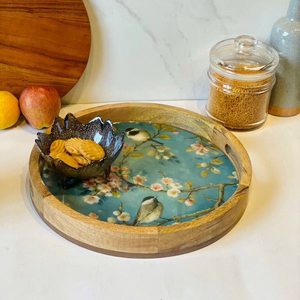 Serving Tray - Finch Flight Mangowood Tray